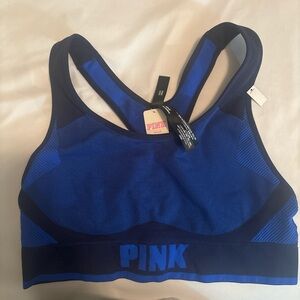 PINK Victoria's Secret Bold Blue Sports Bra